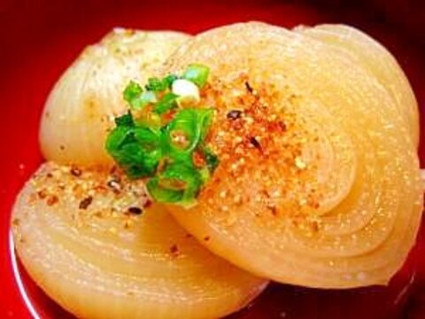 炊飯器で　丸ごと温製玉ねぎ